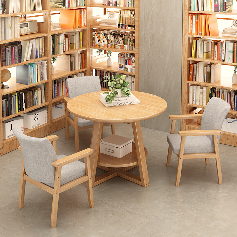 Coffee Tea Library - Ensemble table et chaises simple pour
