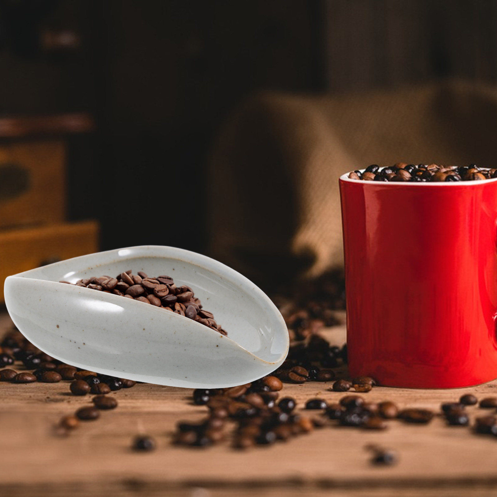 Coffee Tea Leaf - Plateau de dosage en céramique pour