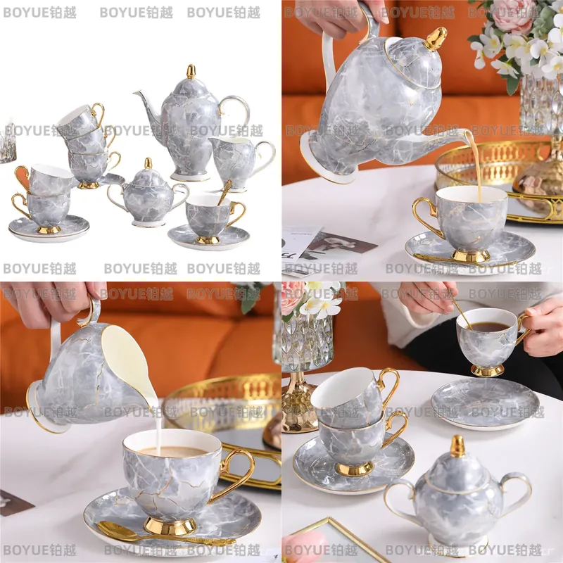 Coffee Tea Gift - Service à café et soucoupe en