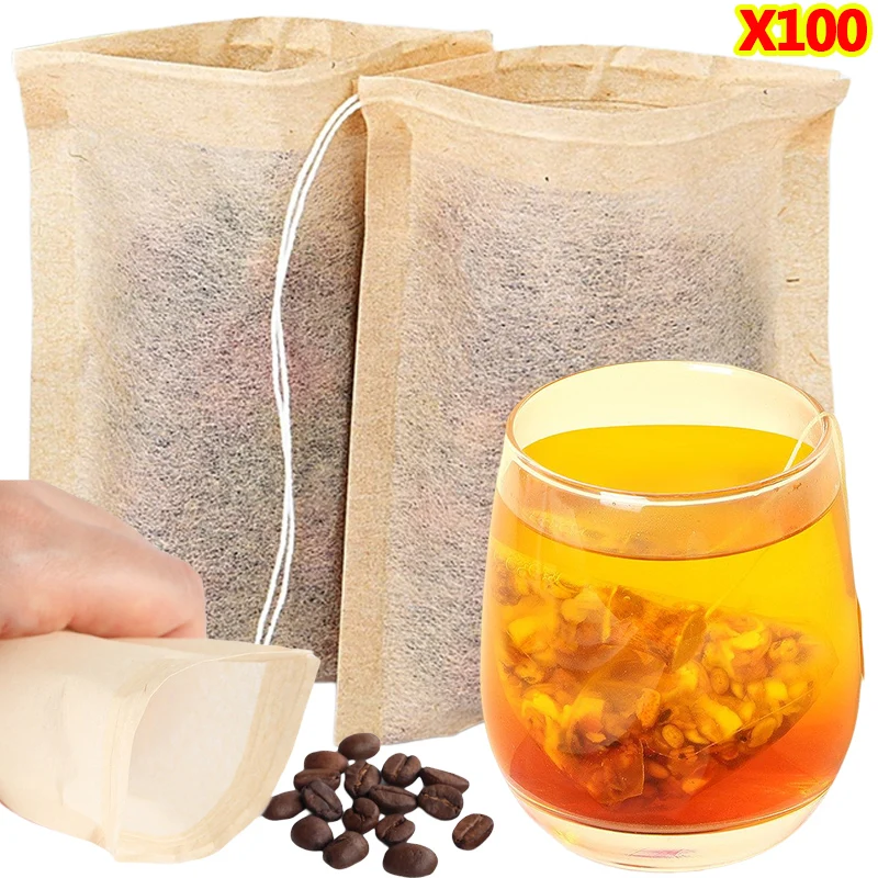 Coffee Tea Leaf - Sachets de thé vides avec filtre