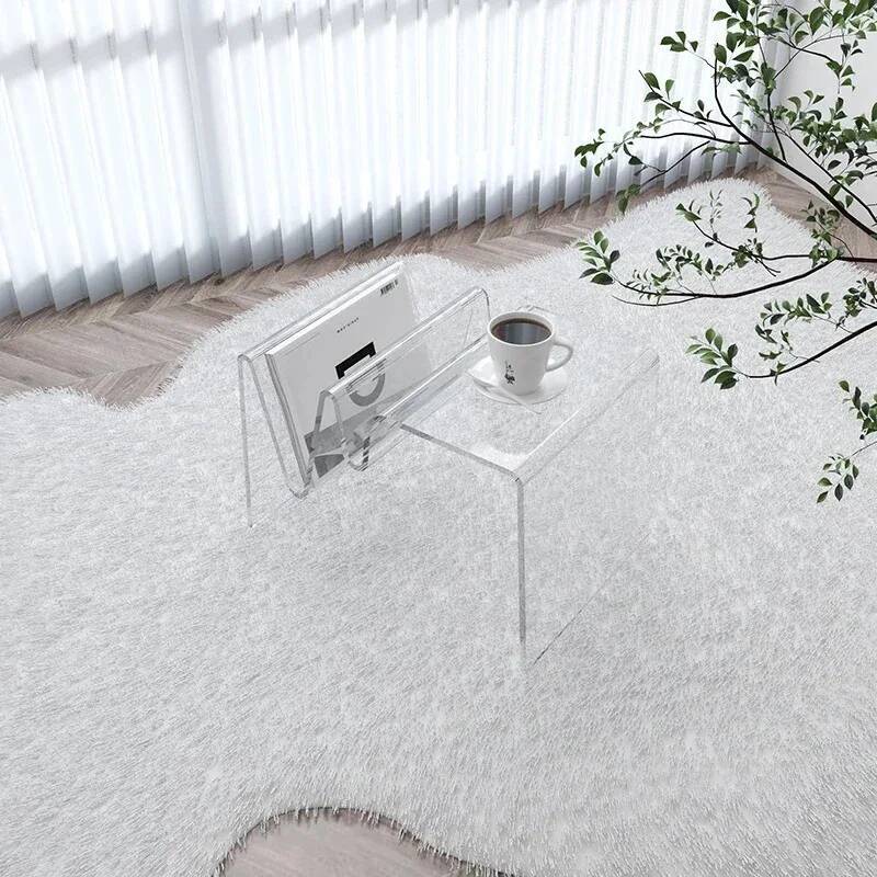 Coffee Tea Library - Canapé acrylique créatif, petite Table basse
