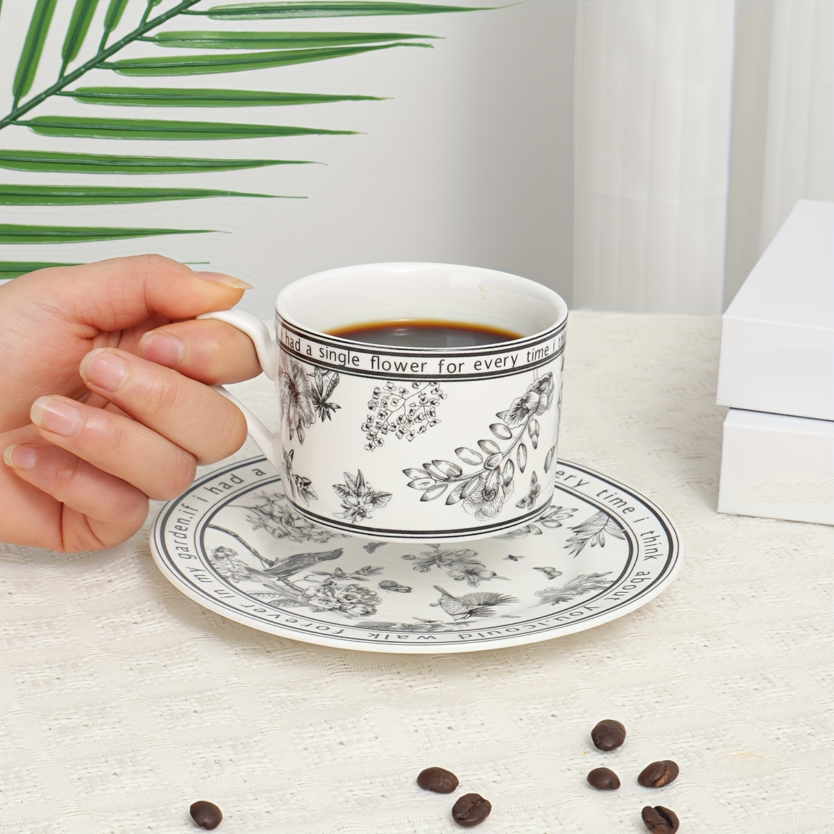 Coffee Tea Latte - Service à thé en porcelaine pour