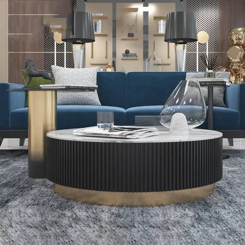 Coffee Tea Library - Table console moderne nordique de luxe