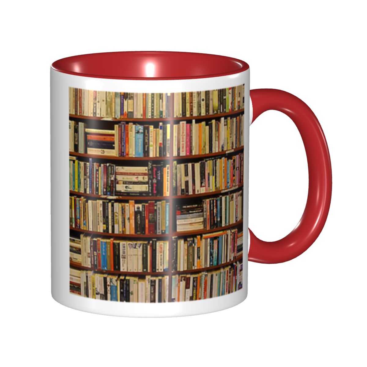 Coffee Tea Library - Tasse à café en céramique amusante