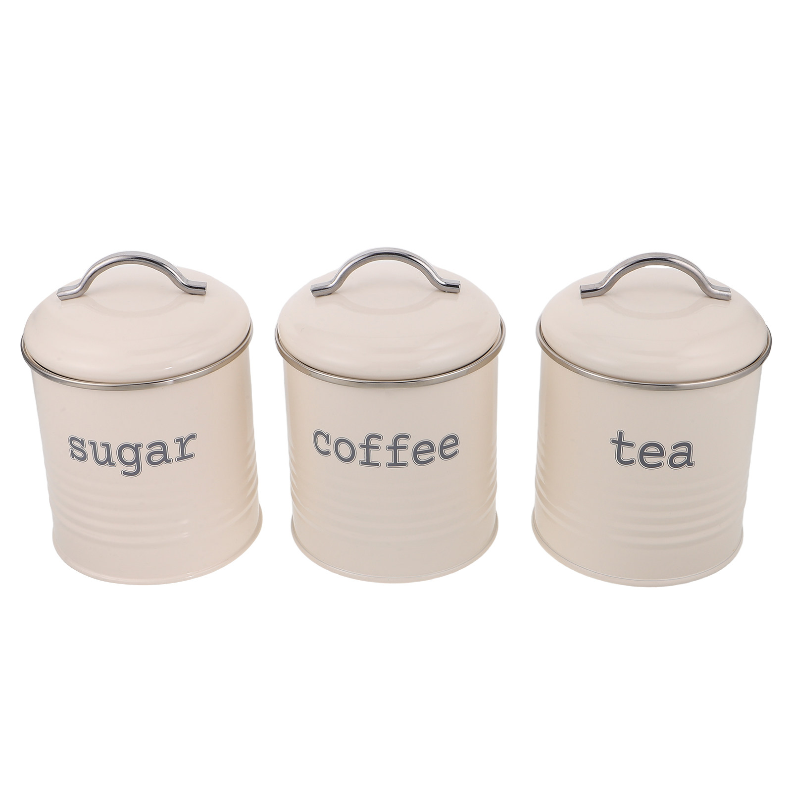 Coffee Tea And Sugar Set - Lot de 3 boîtes hermétiques pour