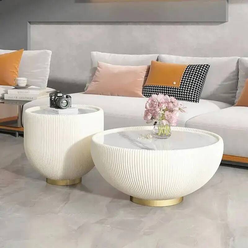 Table basse ronde moderne en m - Coffee Tea Library avis et prix