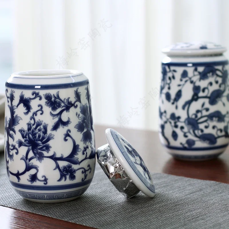 Caddie à thé en porcelaine ble - Coffee Tea In Chinese avis et prix