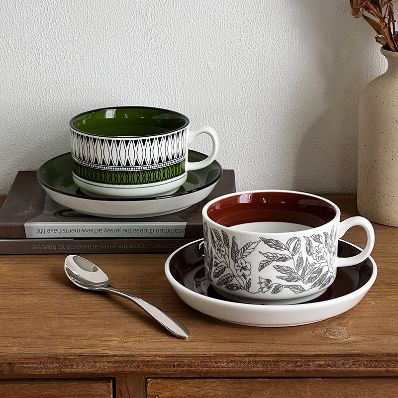 Tasse à café latte vintage fin - Coffee Tea Latte avis et prix