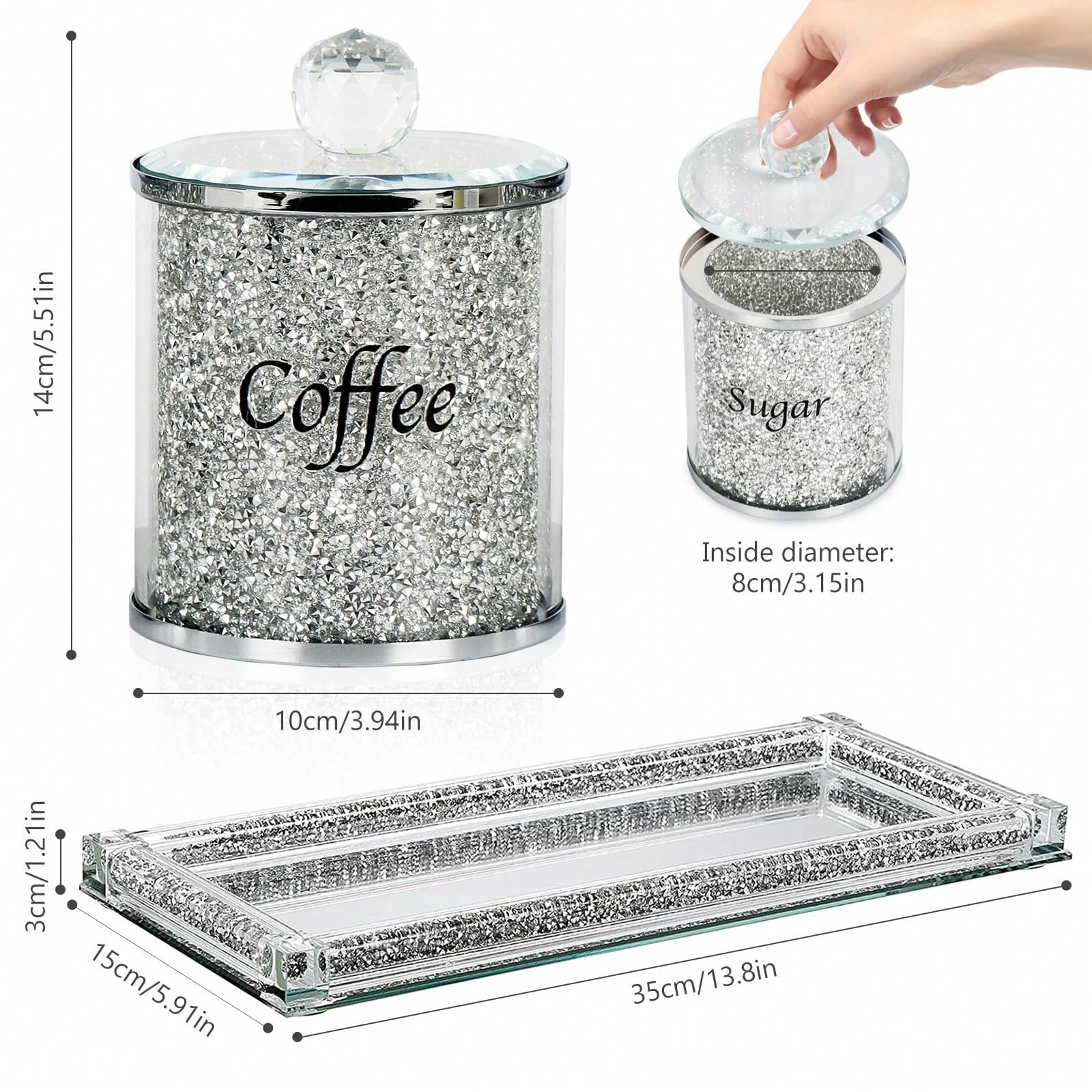 Ensemble de pots à café, sucre - Coffee Tea And Sugar Set avis et prix