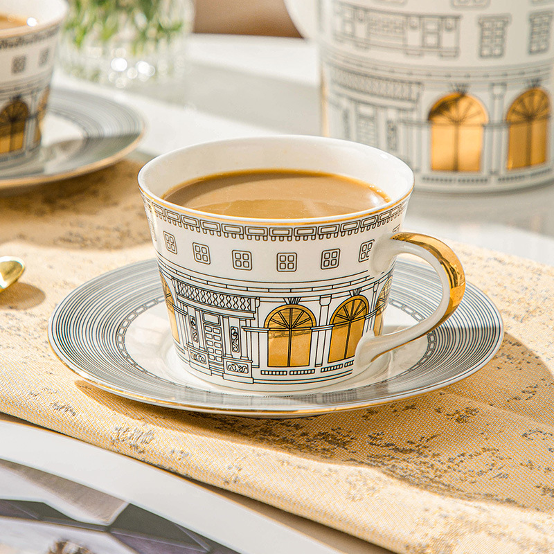 Tasse architecturale et tasse  - Coffee Tea And Sugar Set avis et prix